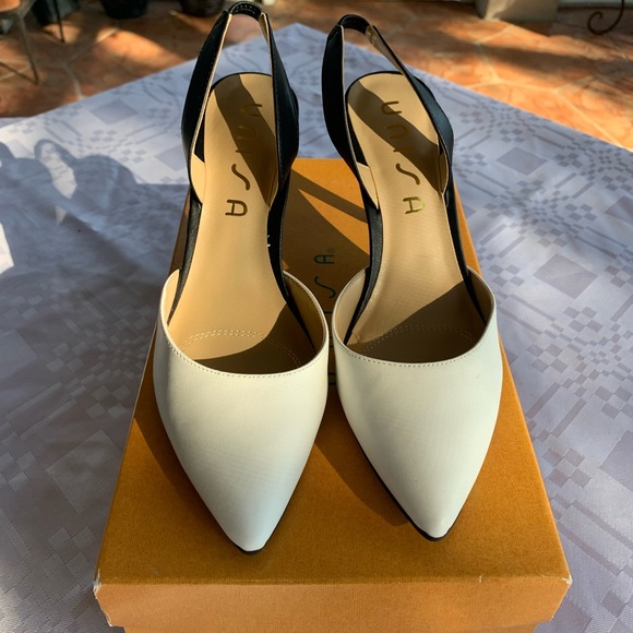 BRAND NEW Unisa Unyumaz Size 6.5 Multi Black & White Heel - Picture 4 of 10